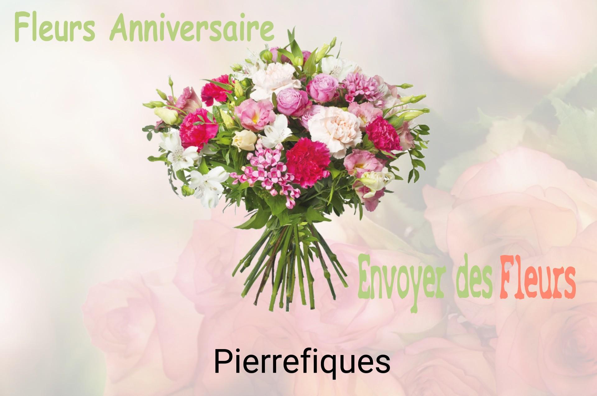 Bouquet de fleurs d’anniversaire livré à Pierrefiques