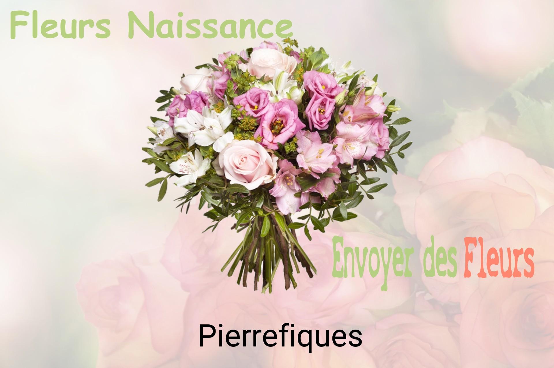 Bouquet de fleurs de naissance livré à Pierrefiques